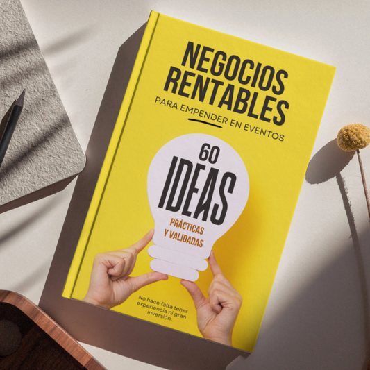 60 ideas de negocio para emprender de forma práctica y rentable en el rubro de eventos